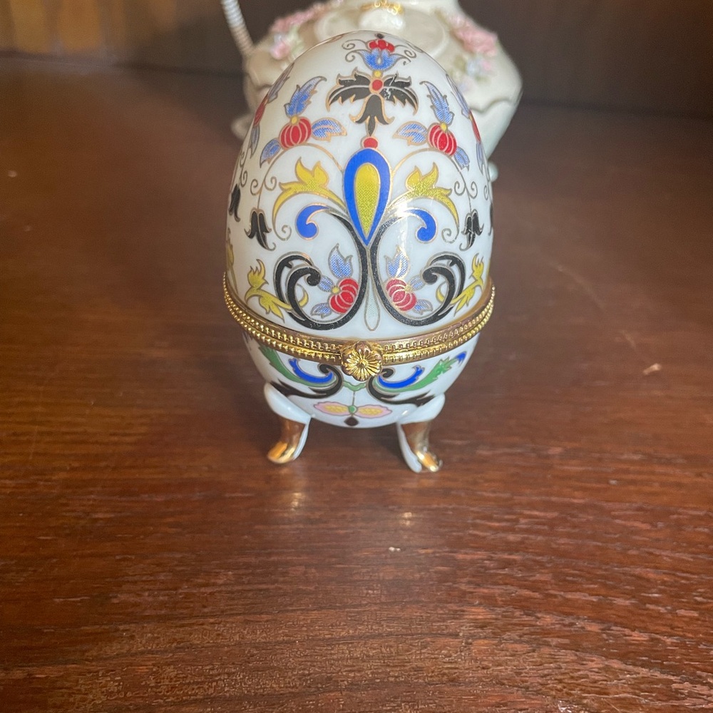 Decorative Egg with Intricate Design